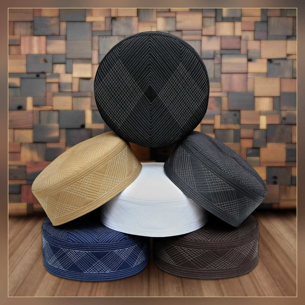 Muslim Saeed Prayer Kufi Hat for Men  Islamic Cap