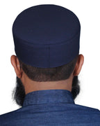 Muslim Sirya Shaam Premium Structured Kufi Hat - Traditional Islamic Prayer Cap for Men