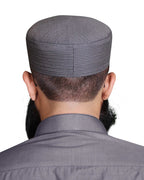 Muslim Sirya Shaam Premium Structured Kufi Hat - Traditional Islamic Prayer Cap for Men