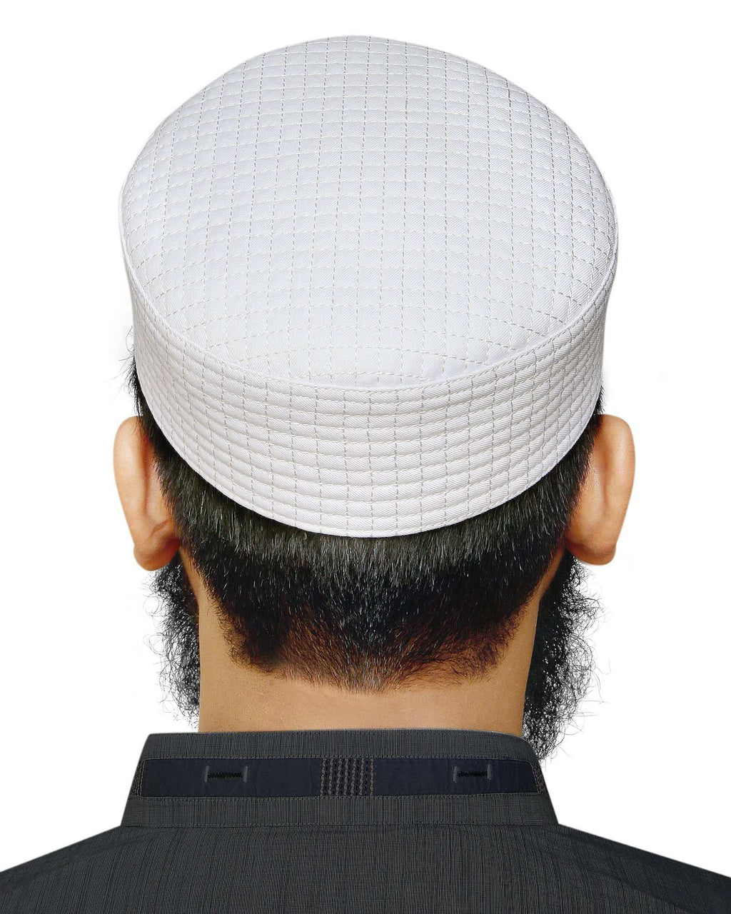 Muslim Tehseen Premium Structured Kufi Hat - Traditional Islamic Prayer Cap for Men