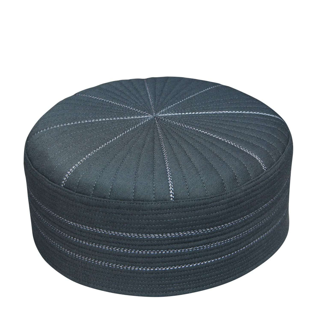 Bin Fiaz Urwa Premium Structured Kufi Hat - Royal Muslim Men’s Prayer Cap