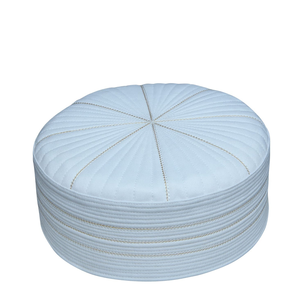Bin Fiaz Urwa Premium Structured Kufi Hat - Royal Muslim Men’s Prayer Cap