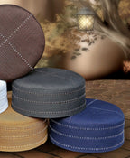 Muslim Wasif Premium Structured Kufi Hat - Devotional Comfort & Elegant Islamic Prayer Cap for Men