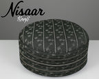 Bin Fiaz Nisaar Premium Embroidered Kufi Hat - Stylish Islamic Prayer Cap for Men