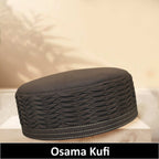 Bin Fiaz Osama Premium Structured Kufi Hat - Islamic Traditional Headwear for Men