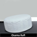 Bin Fiaz Osama Premium Structured Kufi Hat - Islamic Traditional Headwear for Men