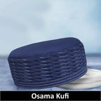 Bin Fiaz Osama Premium Structured Kufi Hat - Islamic Traditional Headwear for Men