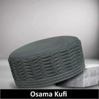 Bin Fiaz Osama Premium Structured Kufi Hat - Islamic Traditional Headwear for Men