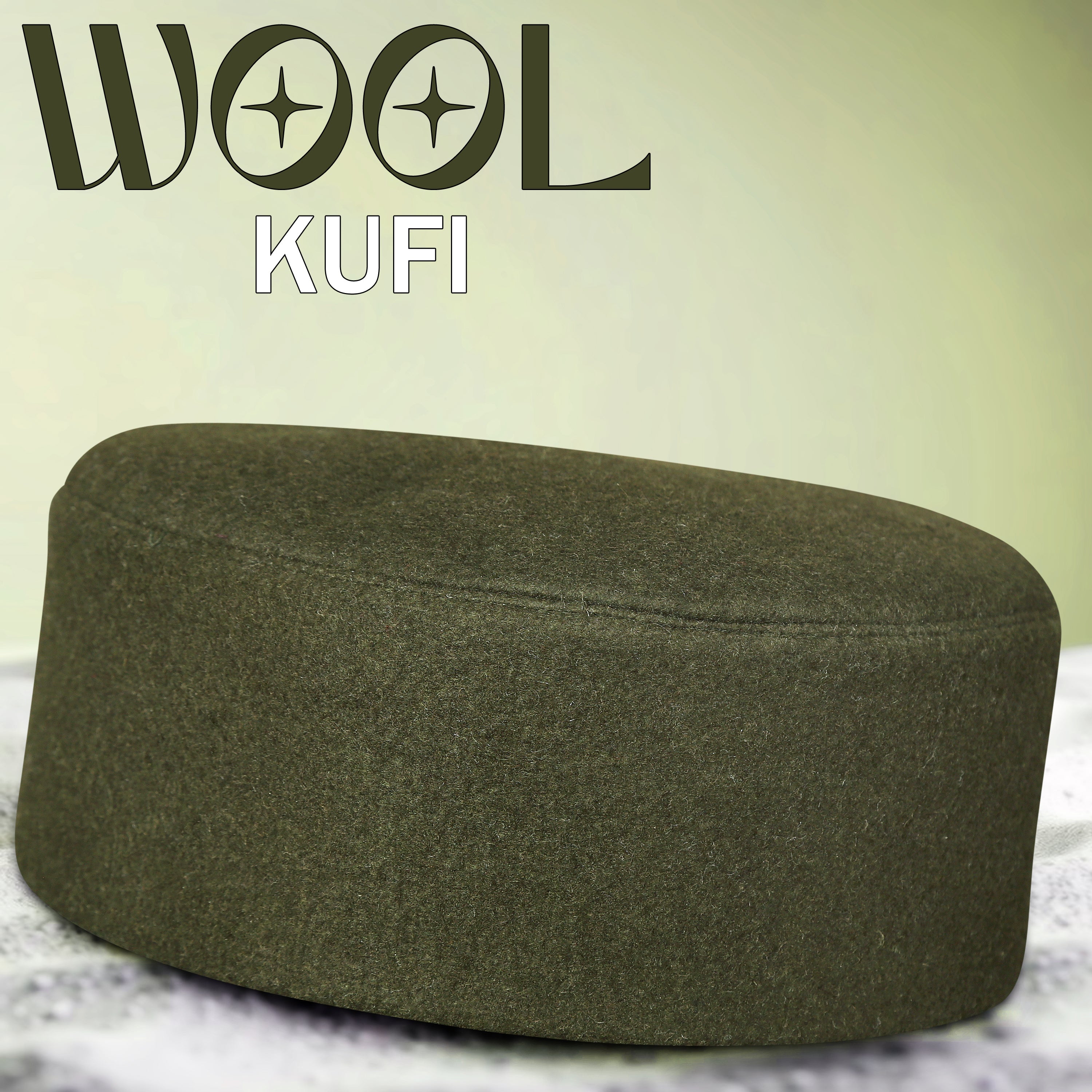 Bin Fiaz Jamal Premium Wool Kufi Hat - Warm Winter Islamic Cap & Traditional Headwear for Men