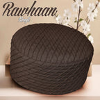 Rawhaan Premium Classic Kufi Hat - Elegant New Style Handcrafted Prayer Cap for Men