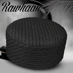 Rawhaan Premium Classic Kufi Hat - Elegant New Style Handcrafted Prayer Cap for Men