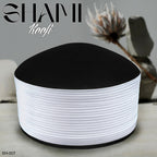 Men’s Premium Shami Cap SH-007 - Traditional Islamic Imamah Style Turkish Kufi Hat for Men