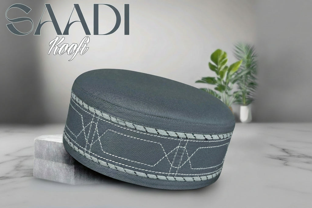 Muslim Saadi Premium Prayer Kufi Hat for Men -  & Traditional Namaz Topi