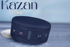 Muslim Kazan Premium Structured Kufi Hat - Traditional Islamic Prayer Cap for Men