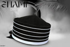Men’s Premium Shami Cap SH-0011 - Traditional Islamic Imamah Style Turkish Kufi Hat for Men