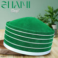 Men’s Premium Shami Cap SH-0011 - Traditional Islamic Imamah Style Turkish Kufi Hat for Men