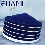 Men’s Premium Shami Cap SH-0011 - Traditional Islamic Imamah Style Turkish Kufi Hat for Men