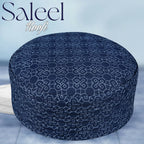 Muslim Saleel Premium Structured Kufi Hat - New Elegant Design Islamic Prayer Cap for Men