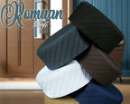 Muslim Romaan Premium Prayer Kufi Hat for Men - High Quality Islamic Cap for Salah & Elegant Namaz Topi
