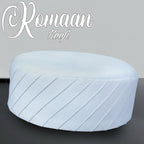 Muslim Romaan Premium Prayer Kufi Hat for Men - High Quality Islamic Cap for Salah & Elegant Namaz Topi