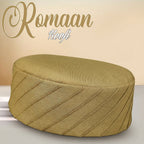 Muslim Romaan Premium Prayer Kufi Hat for Men - High Quality Islamic Cap for Salah & Elegant Namaz Topi