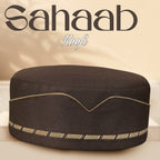 Muslim Sahaab Premium Breathable Prayer Kufi Hat - Luxury Lightweight Muslim Cap for Everyday Wear & Namaz