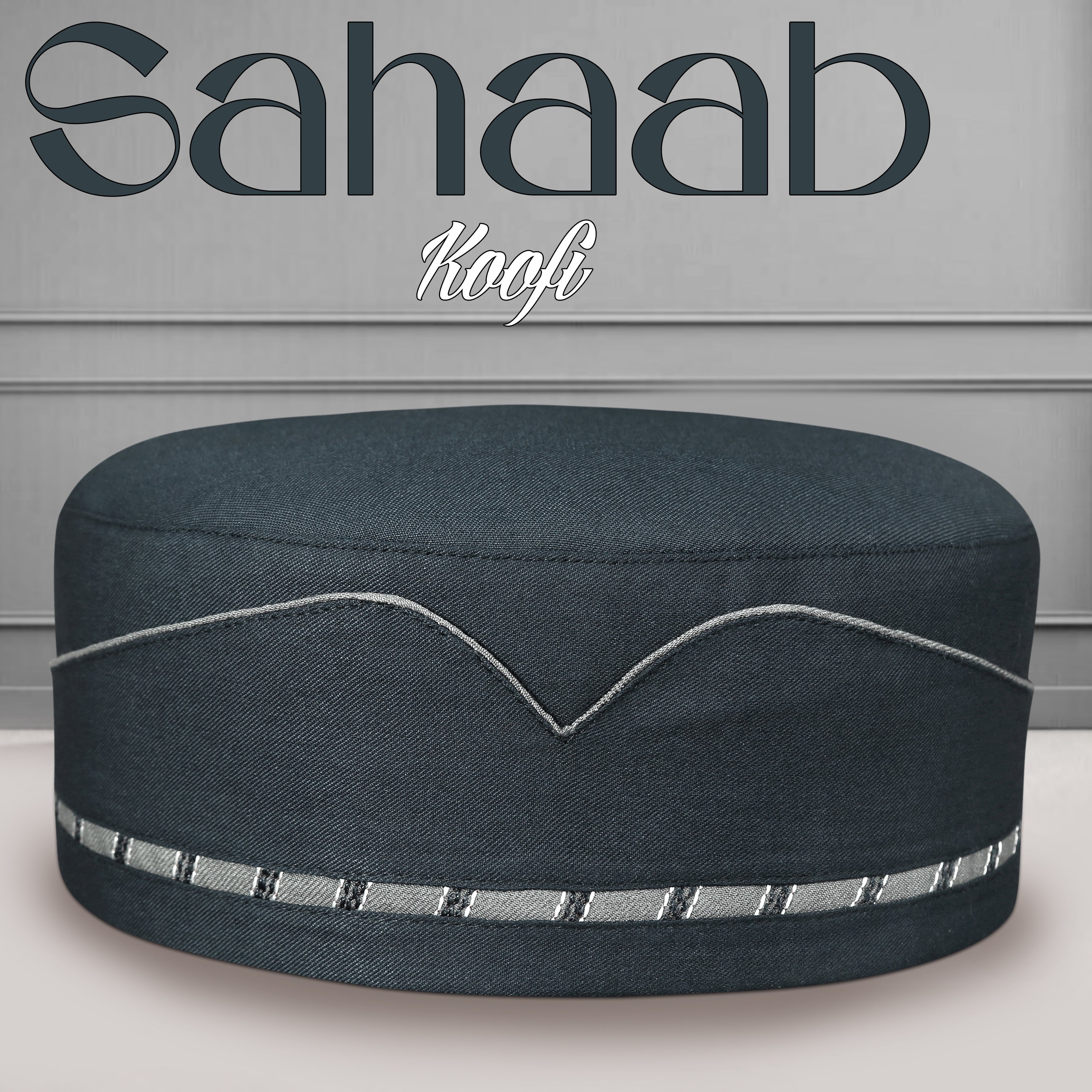 Muslim Sahaab Premium Breathable Prayer Kufi Hat - Luxury Lightweight Muslim Cap for Everyday Wear & Namaz