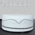 Muslim Sahaab Premium Breathable Prayer Kufi Hat - Luxury Lightweight Muslim Cap for Everyday Wear & Namaz