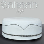 Muslim Sahaab Premium Breathable Prayer Kufi Hat - Luxury Lightweight Muslim Cap for Everyday Wear & Namaz