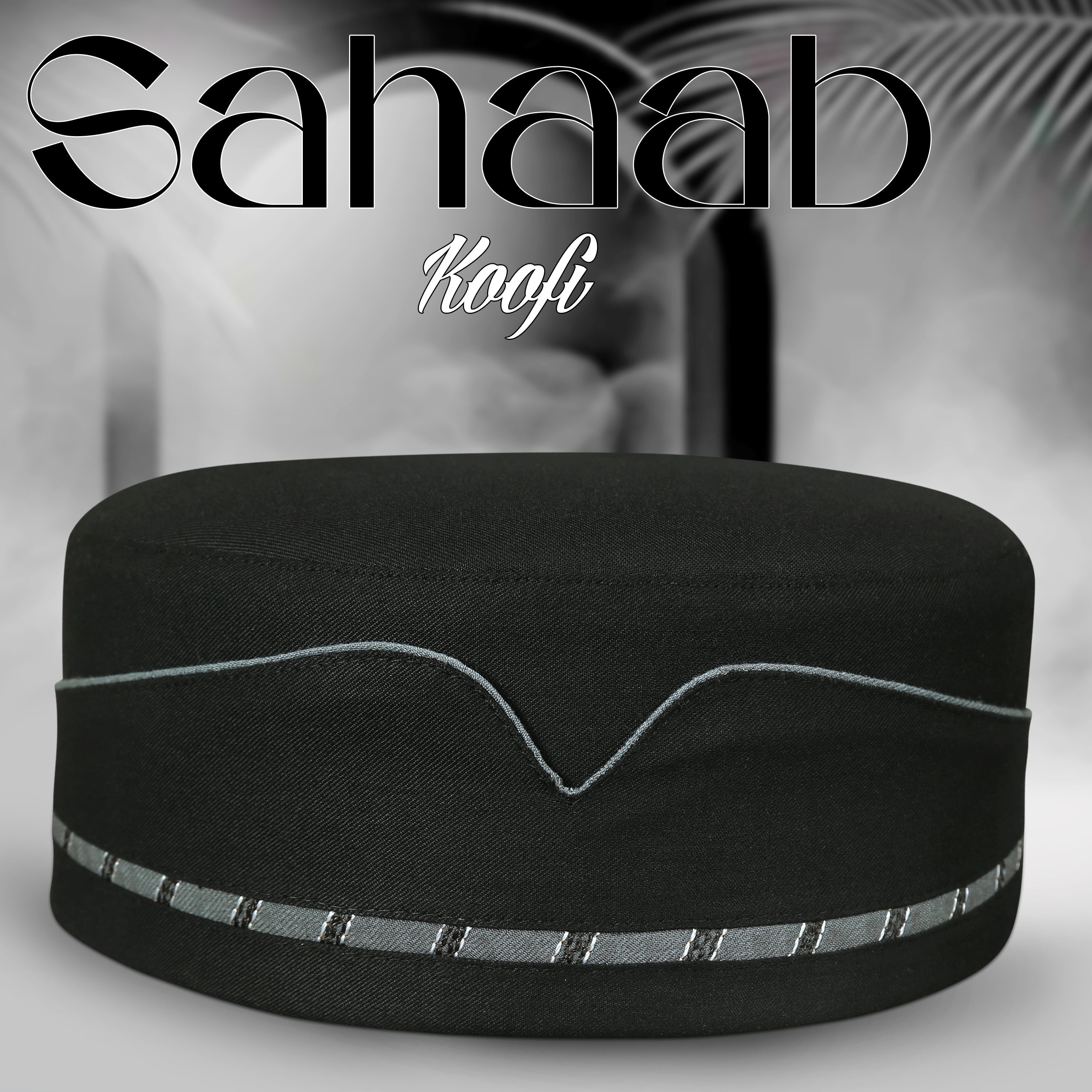 Muslim Sahaab Premium Breathable Prayer Kufi Hat - Luxury Lightweight Muslim Cap for Everyday Wear & Namaz