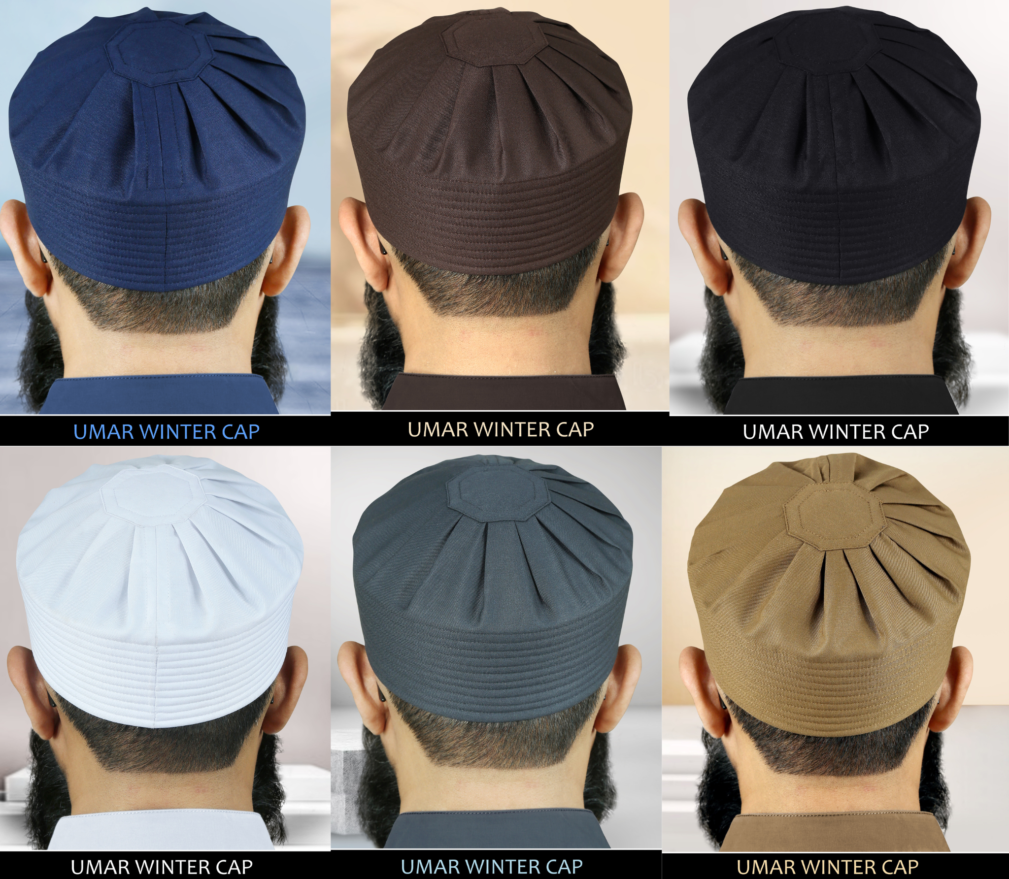 Muslim Umar Winter Prayer Kufi Hat For Mens – Premium Quality Muslim Caps