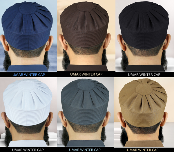 Muslim Umar Winter Prayer Kufi Hat For Mens – Premium Quality Muslim Caps