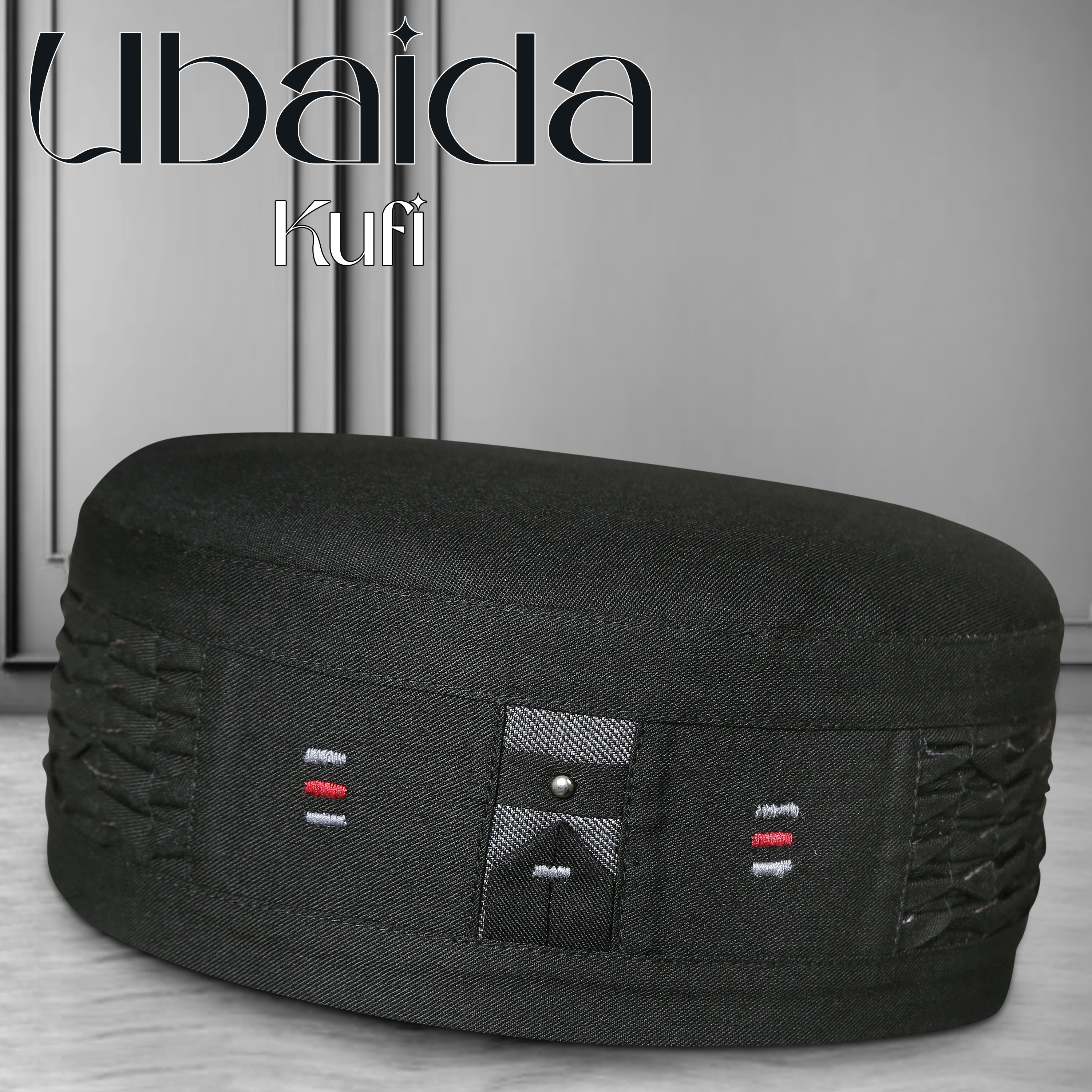 Ubaida Muslim Prayer Kufi For Men - Premium Islamic Salah Cap | Soft & Comfortable Daily Namaz Topi