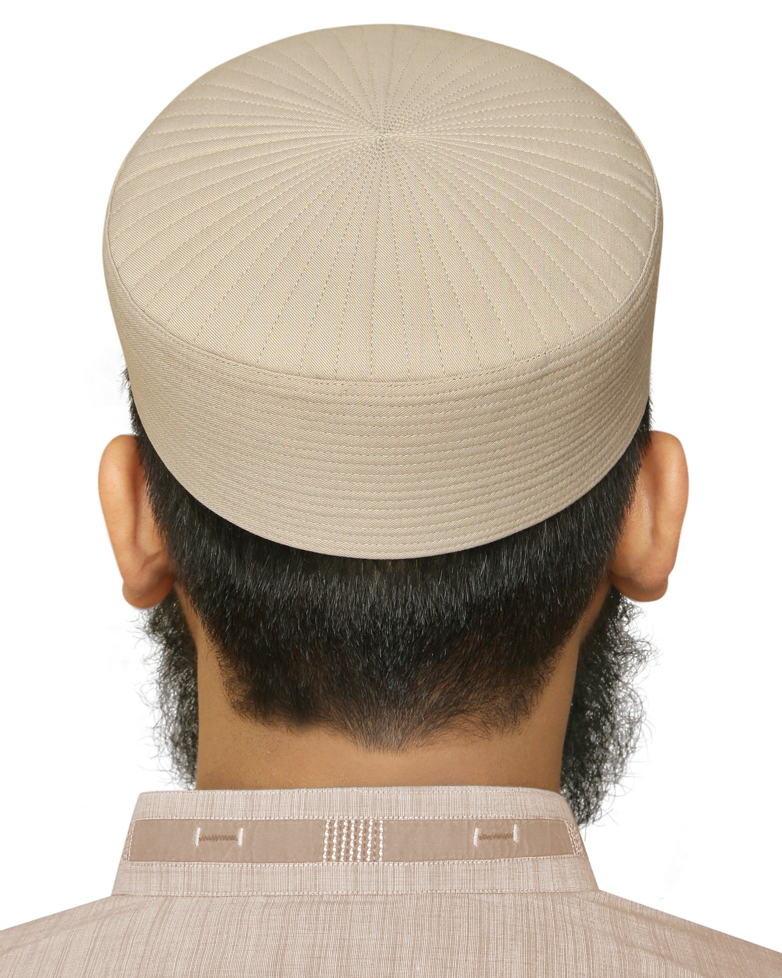 Bin Fiaz Badar Rigid Structured Kufi Hat | Traditional Turkish Style Muslim Prayer Cap for Men