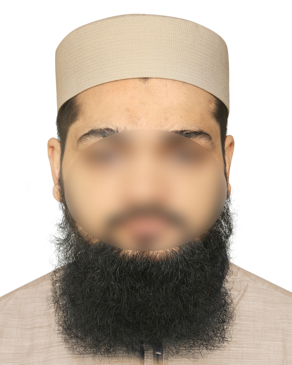 Bin Fiaz Badar Rigid Structured Kufi Hat | Traditional Turkish Style Muslim Prayer Cap for Men