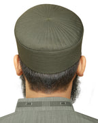 Bin Fiaz Badar Rigid Structured Kufi Hat | Traditional Turkish Style Muslim Prayer Cap for Men
