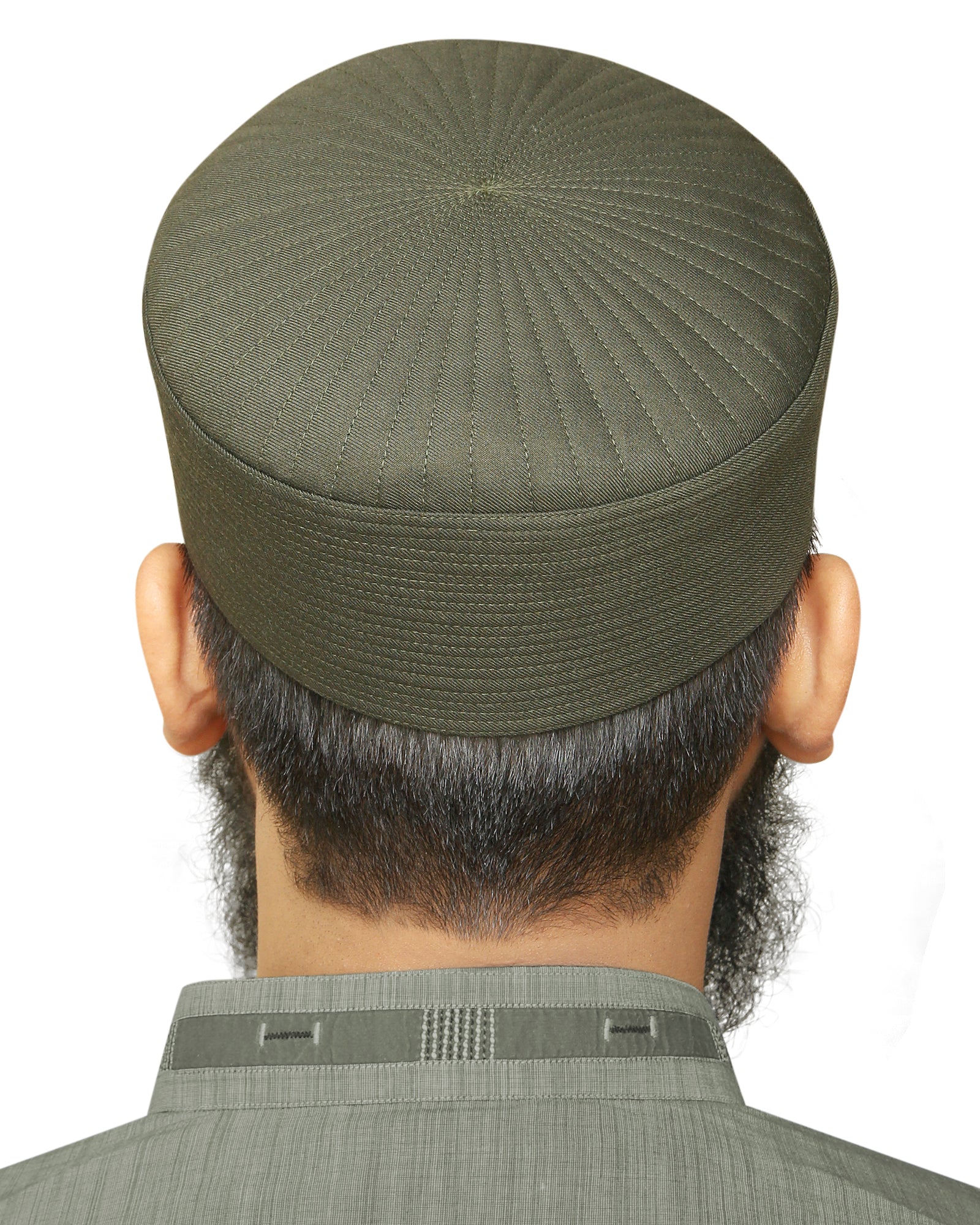 Bin Fiaz Badar Rigid Structured Kufi Hat | Traditional Turkish Style Muslim Prayer Cap for Men