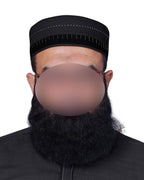 Classic Men's Islamic Aashun Kufi Cap – Premium Polyester-Cotton Blend Prayer Hat – Lightweight Modest Headwear