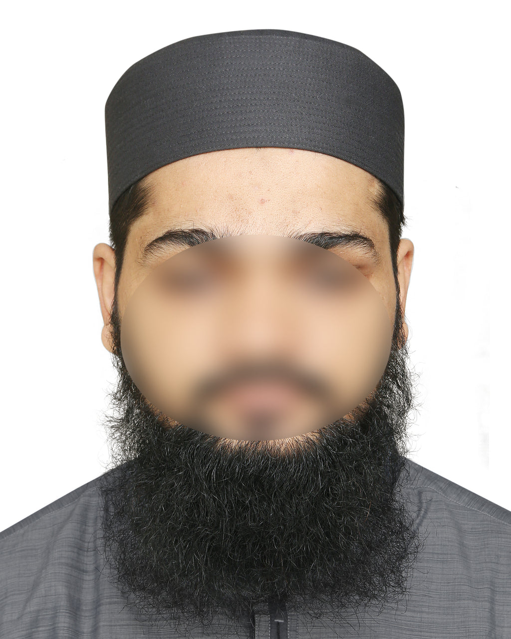 Bin Fiaz Badar Rigid Structured Kufi Hat | Traditional Turkish Style Muslim Prayer Cap for Men