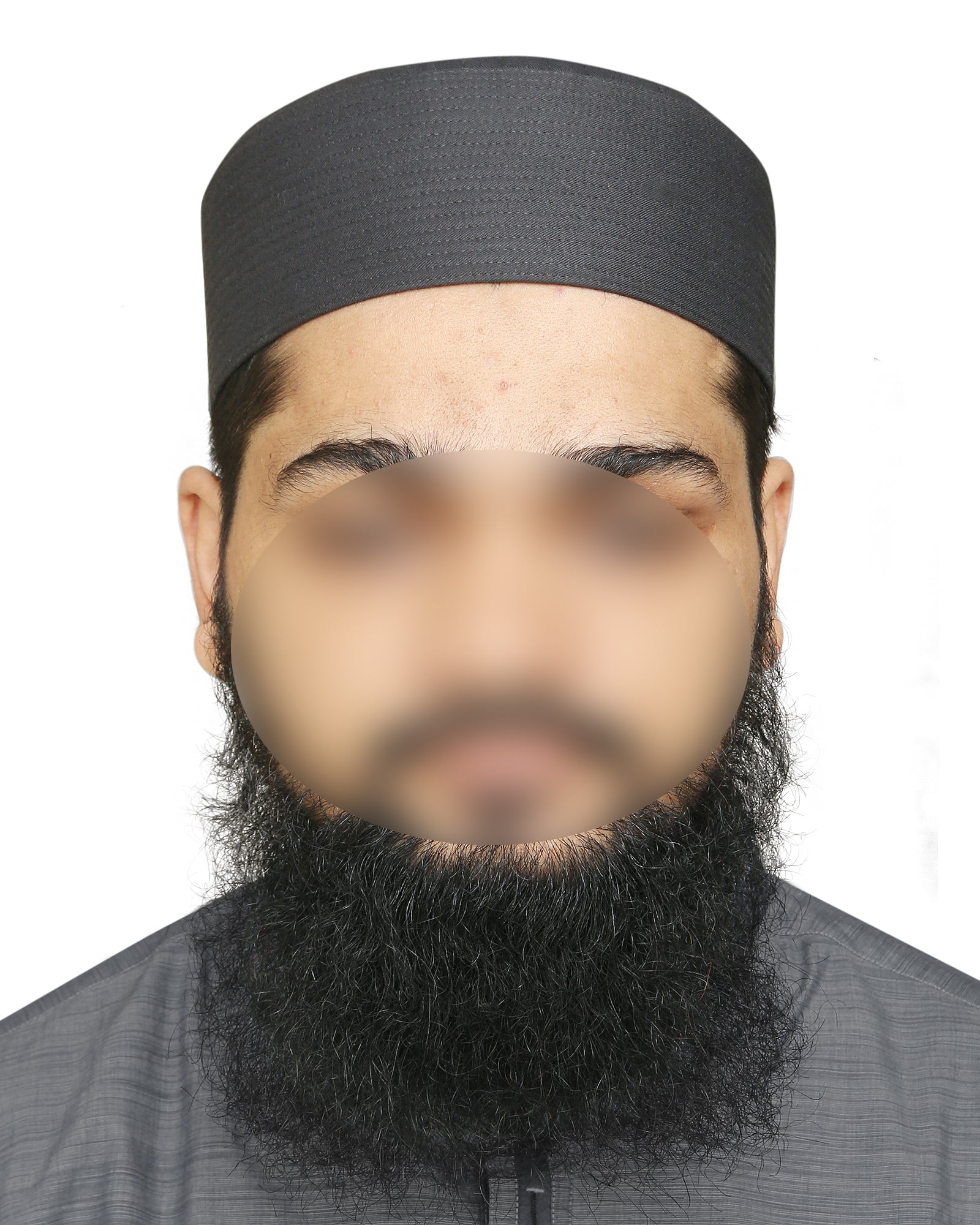 Bin Fiaz Badar Rigid Structured Kufi Hat | Traditional Turkish Style Muslim Prayer Cap for Men