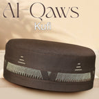 Bin Fiaz Al-Qaws Stitched Kufi – Premium Namaz Topi – Premium Islamic Prayer Cap - Premium Stitched Kufi Hat