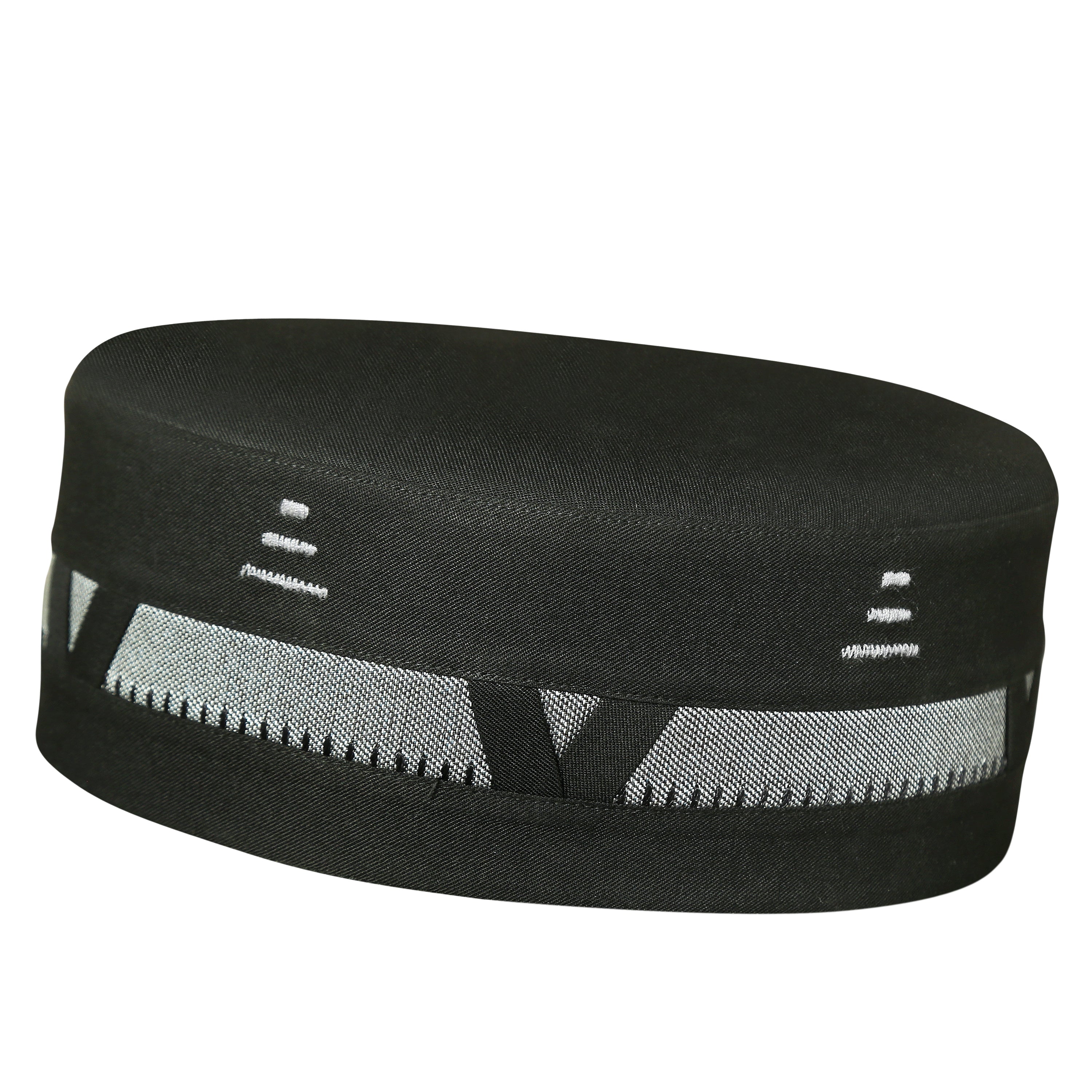 Bin Fiaz Al-Qaws Stitched Kufi – Premium Namaz Topi – Premium Islamic Prayer Cap - Premium Stitched Kufi Hat