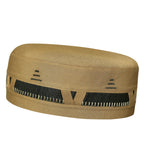 Bin Fiaz Al-Qaws Stitched Kufi – Premium Namaz Topi – Premium Islamic Prayer Cap - Premium Stitched Kufi Hat