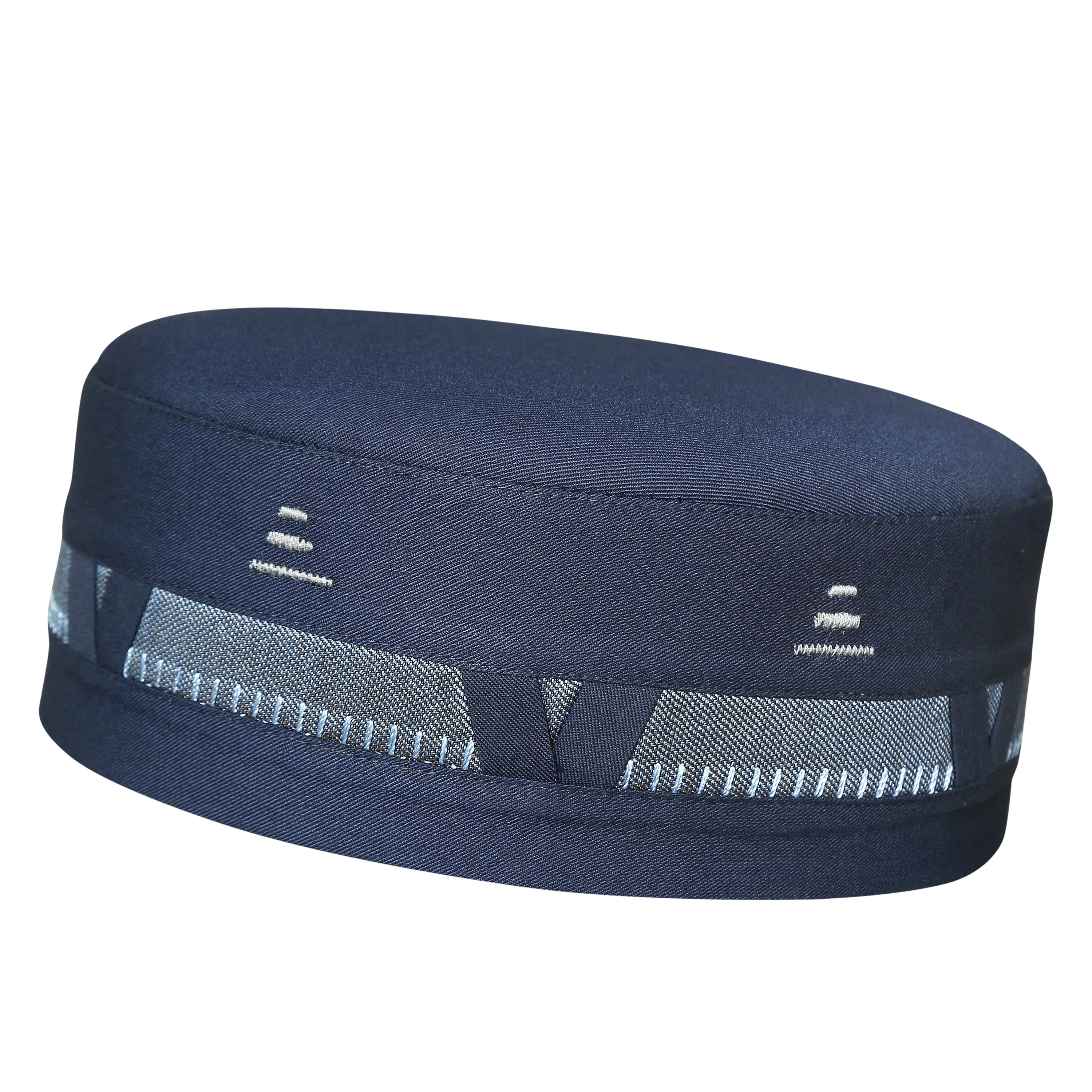 Bin Fiaz Al-Qaws Stitched Kufi – Premium Namaz Topi – Premium Islamic Prayer Cap - Premium Stitched Kufi Hat