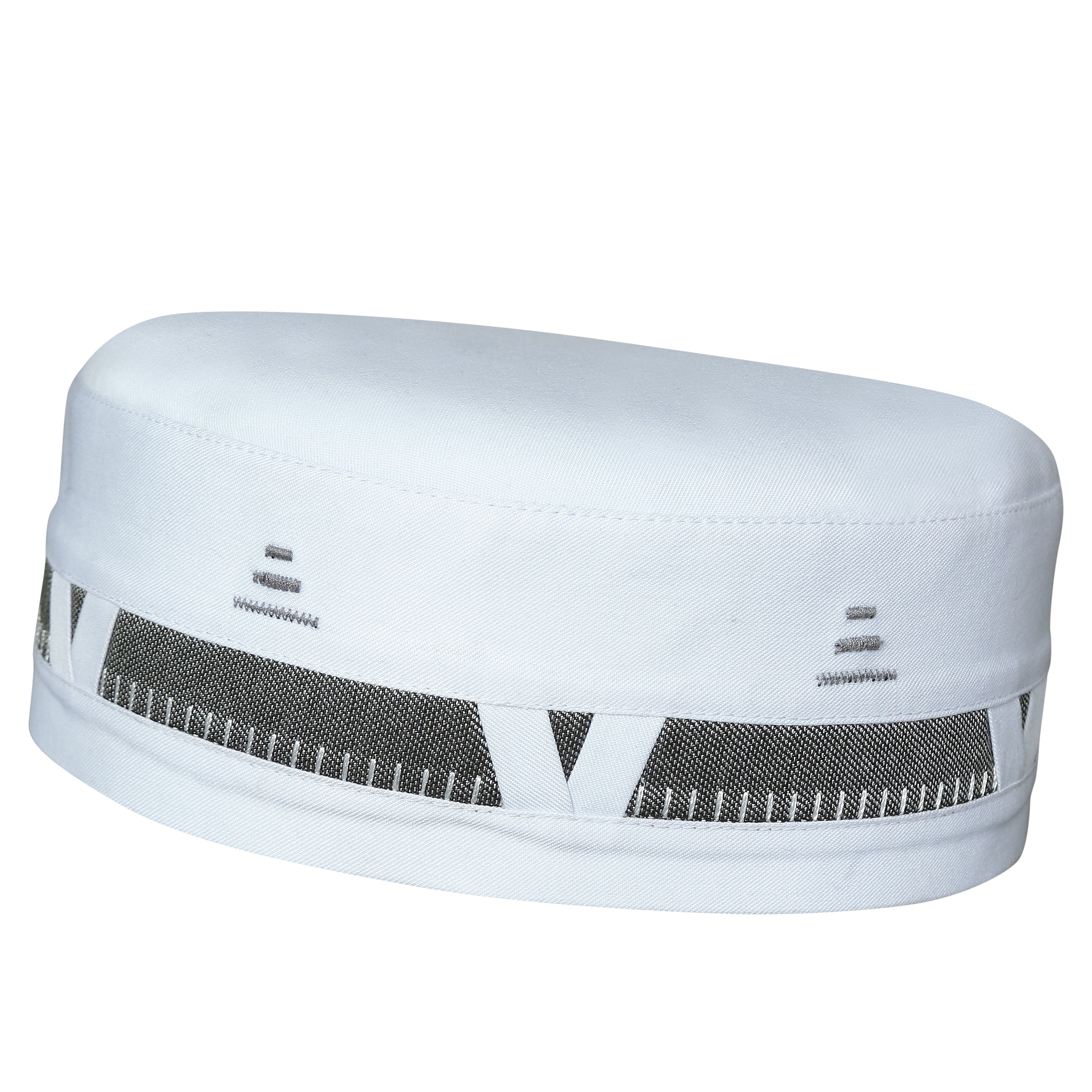 Bin Fiaz Al-Qaws Stitched Kufi – Premium Namaz Topi – Premium Islamic Prayer Cap - Premium Stitched Kufi Hat