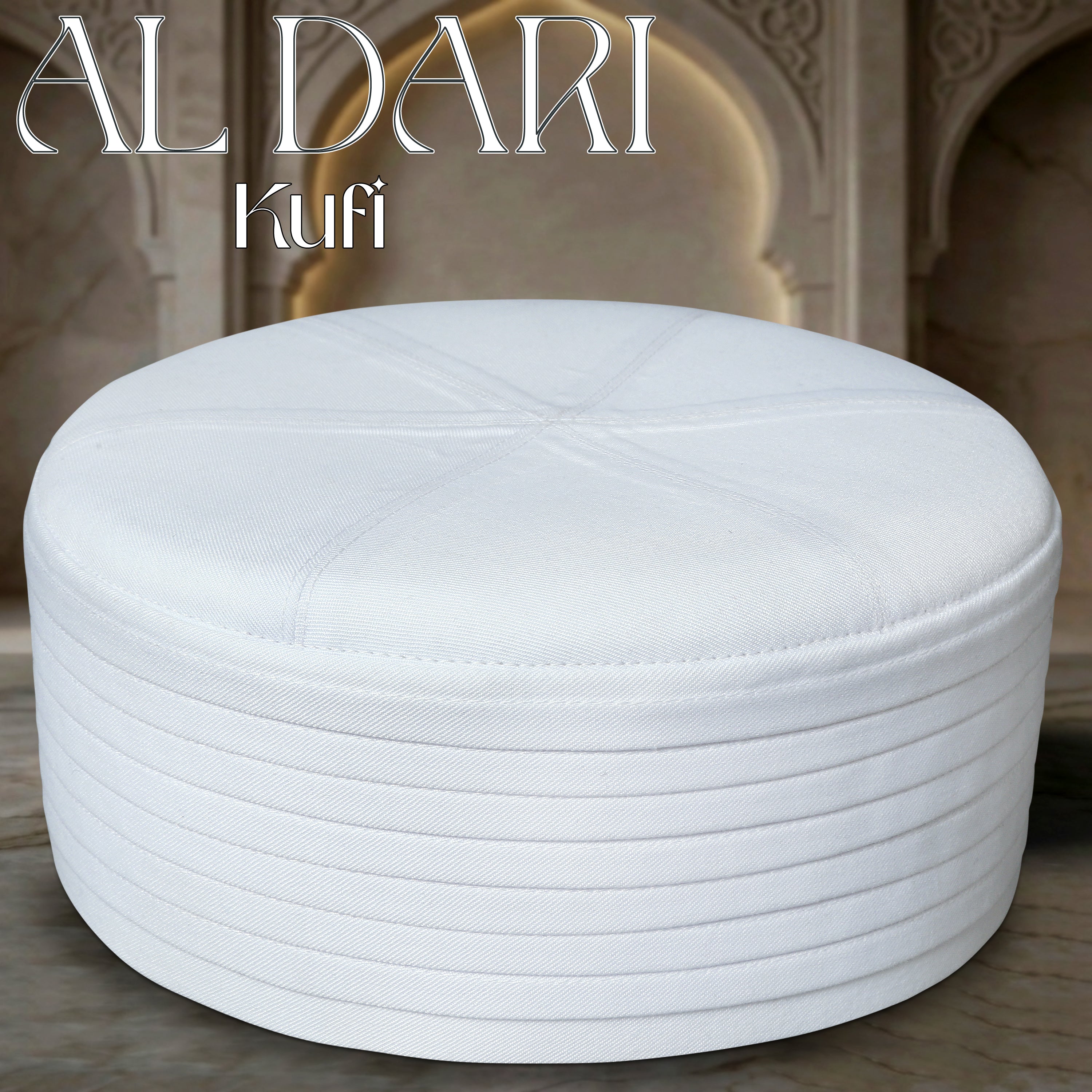 Bin Fiaz Al-Dari Premium Kufi Hat - Cotton Blend Kufi