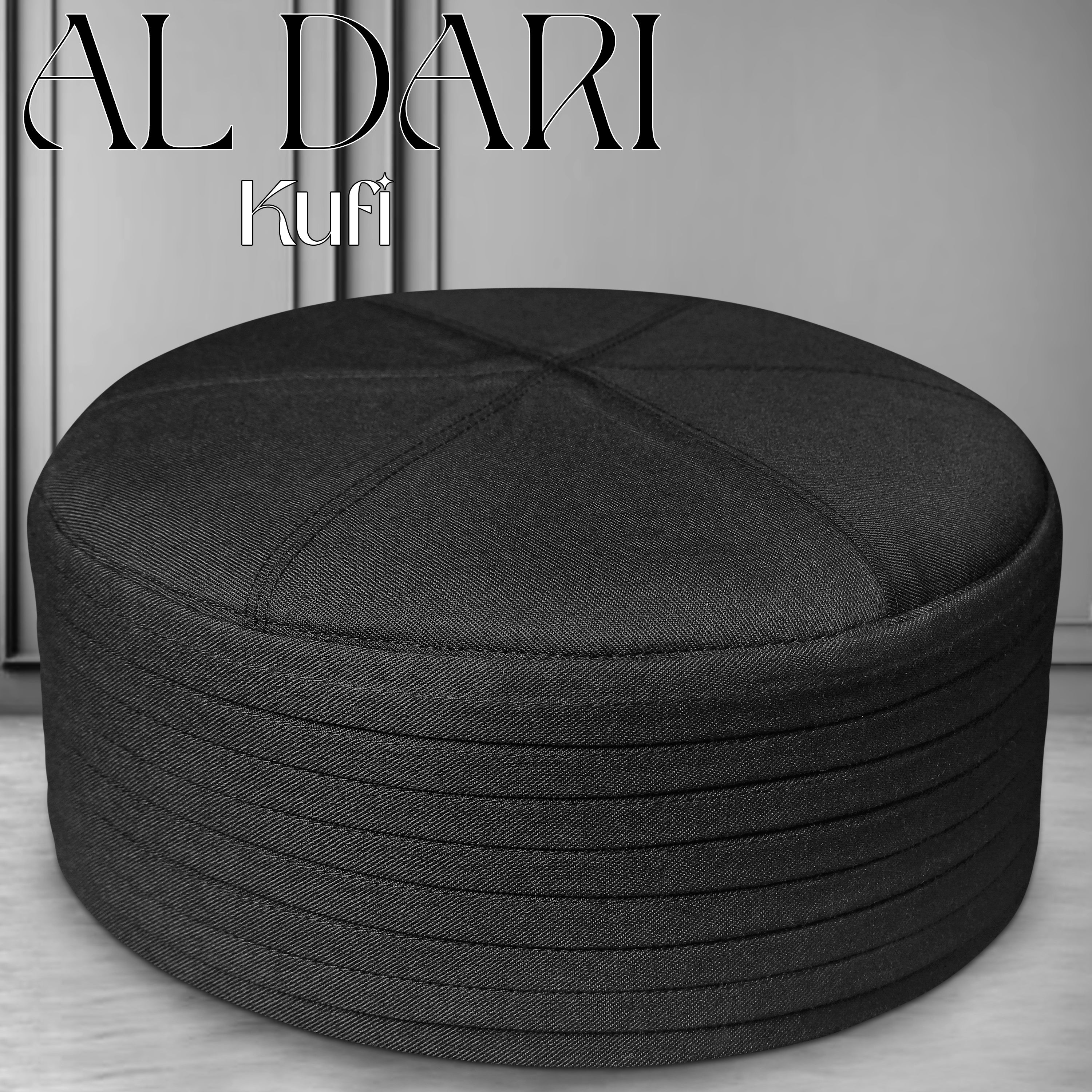 Bin Fiaz Al-Dari Premium Kufi Hat - Cotton Blend Kufi
