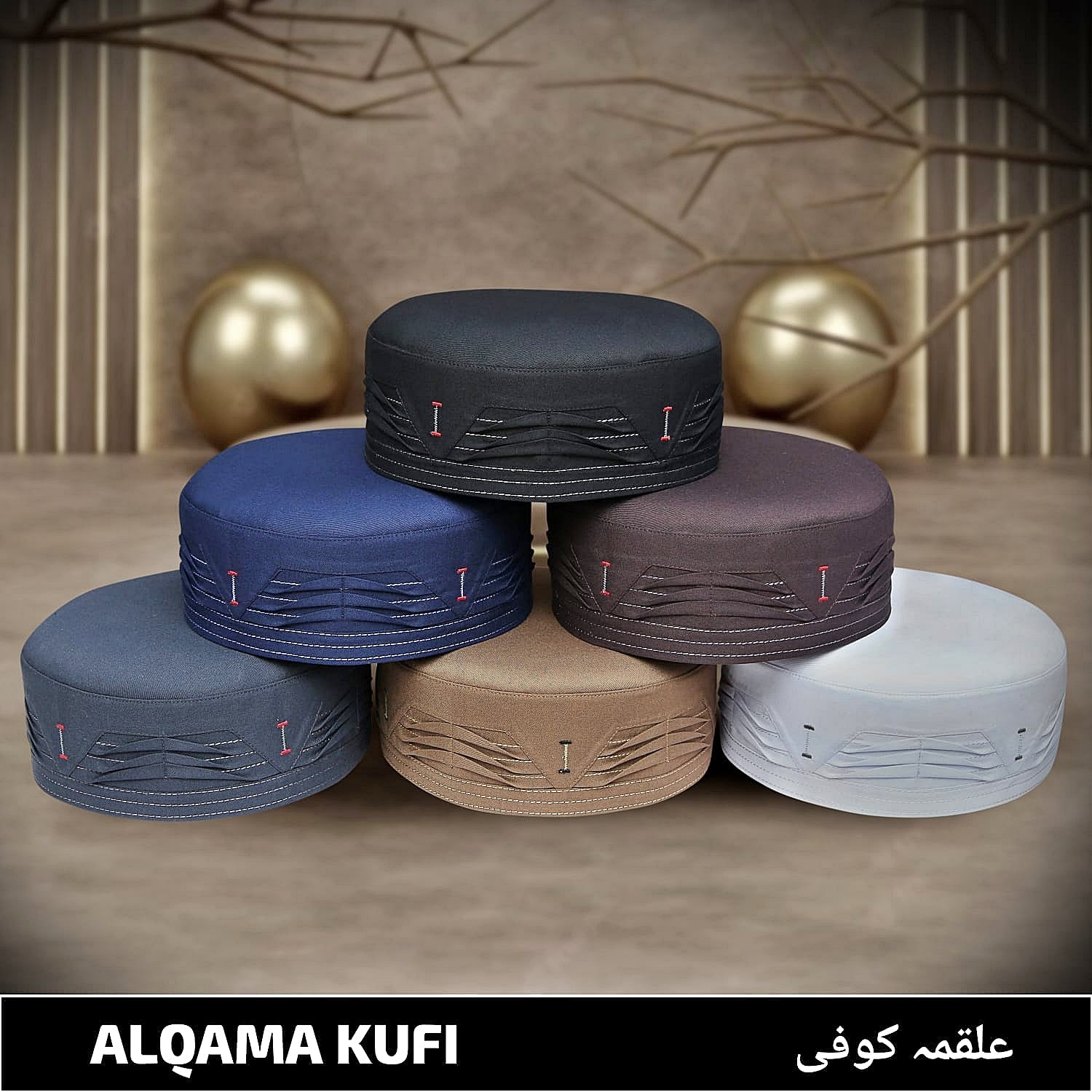 Bin Fiaz Alqama Premium Kufi Hat For Men - Kufi Caps For Men