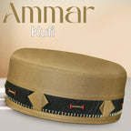 Bin Fiaz Ammar Premium Kufi Hat - Muslim Prayer Kufi for Men - Premium Islamic Salah Cap -  Comfortable Daily Namaz Topi