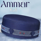 Bin Fiaz Ammar Premium Kufi Hat - Muslim Prayer Kufi for Men - Premium Islamic Salah Cap -  Comfortable Daily Namaz Topi